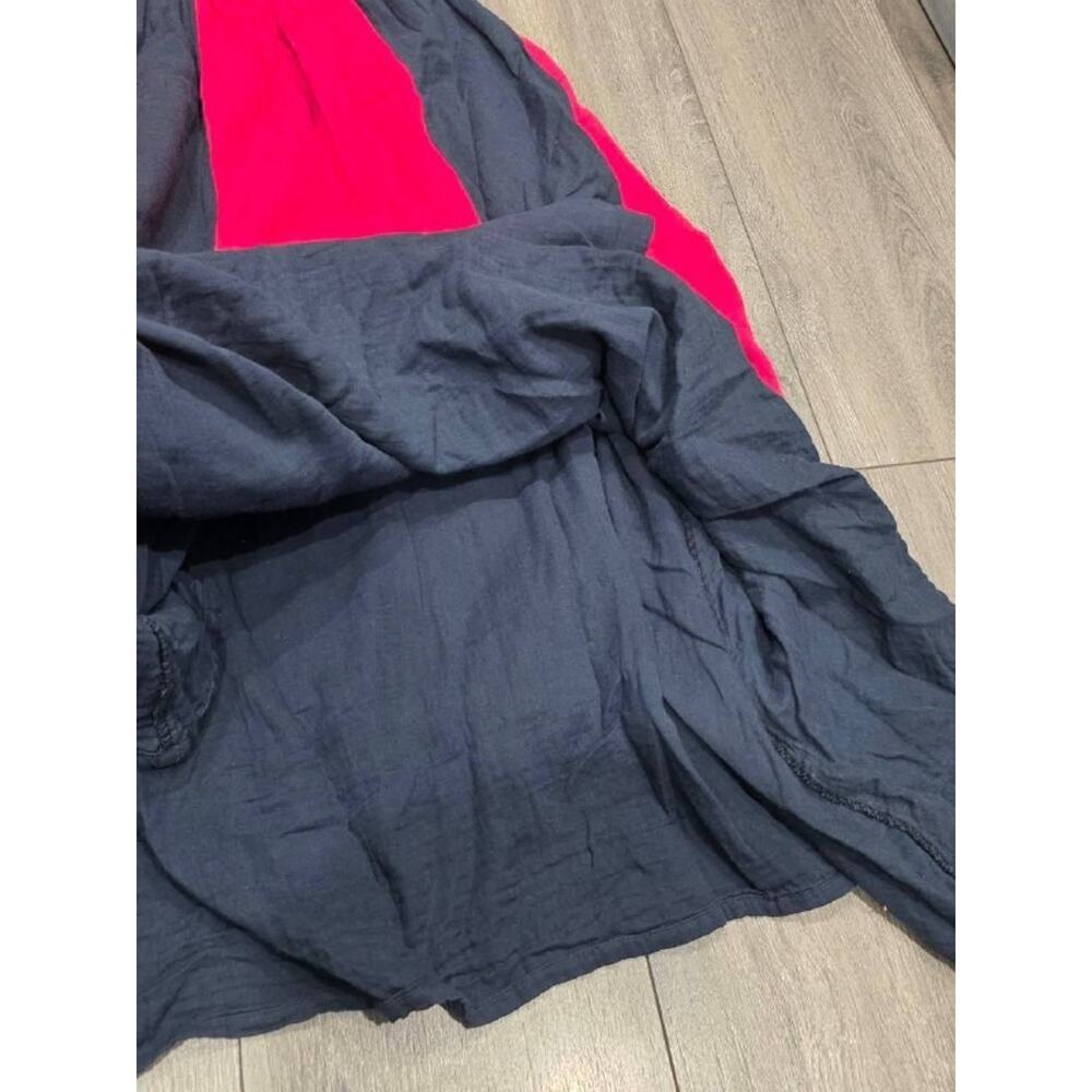 Boho skirt layered elastic gauze cotton embroidered maxi Episode Large A004294 - Picture 2 of 7